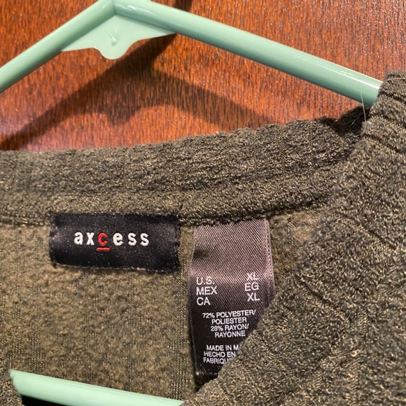 Men’s velour sweater - Picture 2 of 4